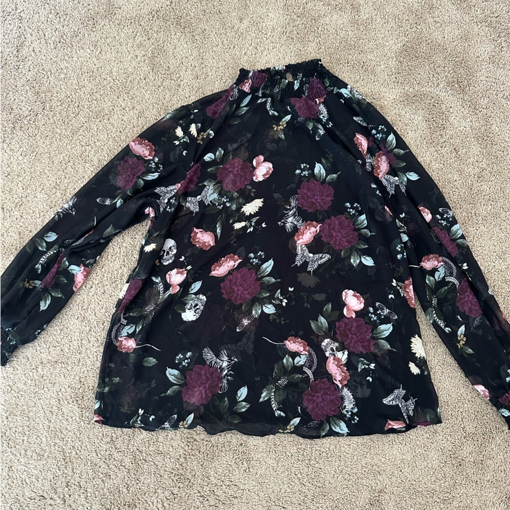 Torrid sheer blouse.